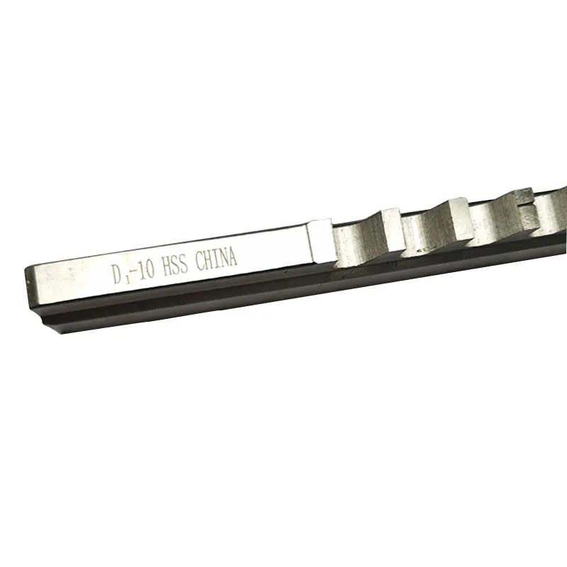 10 мм D1 Push-type Keyway Broache метрический размер HSS Keyway Режущий инструмент для маршрутизатора Металлообработка