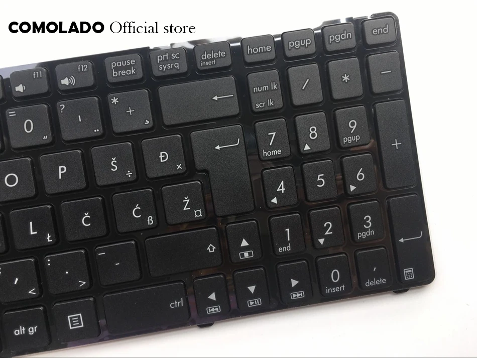 WB West Balkans Keyboard FOR ASUS K52J N50 K52 A53 G60 N73 F50 N61 G72 G51 N71 N53 F50N F50Q F50S Black keyboard WB Layout (2)