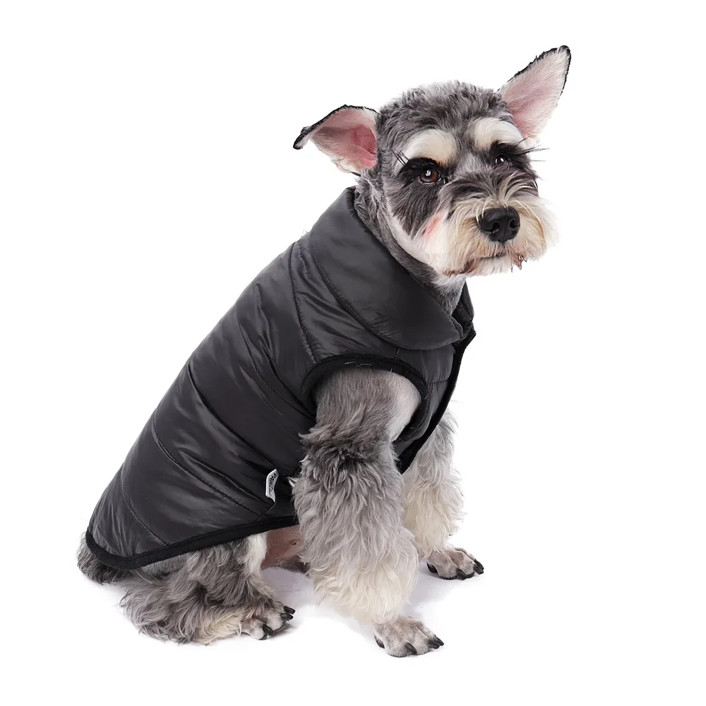 Зимняя одежда для собак, водонепроницаемый пуховик с капюшоном для собак, теплая одежда для домашних животных, одежда для больших собак