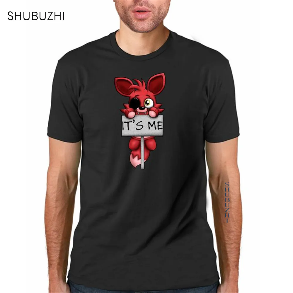 Новое поступление летняя футболка с круглым вырезом FNAF Foxy хлопковая Футболка