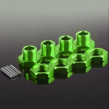 Высокое качество 17 мм 1/8 автомобильный Грузовик шестигранник колеса крепление винты гайки шкворень аксессуары
