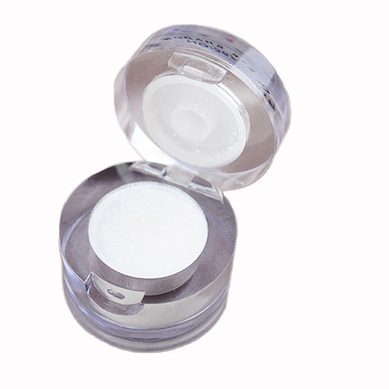 

White Single Eye Shadow Powder Shimmer Highlighter Eyeshadow Palette Eyes Make Up Shining Bright Glitter Cosmetic Beauty Tool