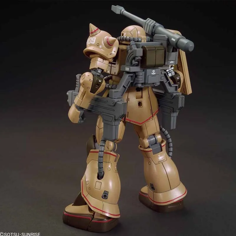 Bandai Gundam 1/144 HG мобильный костюм MS-06CK Zaku Half Cannon сборные модели наборы Фигурки Робот 019 lastic модель детские игрушки