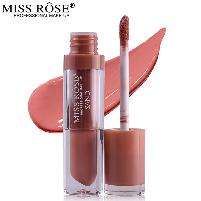 MISS ROSE Brand Liquid Lip Gloss Waterproof Long Lasting Lips Makeup