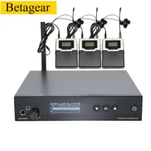 Betagear Профессиональное аудио сценическое L560 3 приемник IEM Uhf в ухо монитор Беспроводная система беспроводной передатчик звука и микрофон