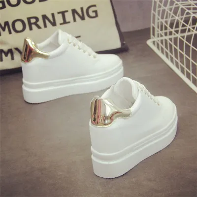 white sneakers high heels
