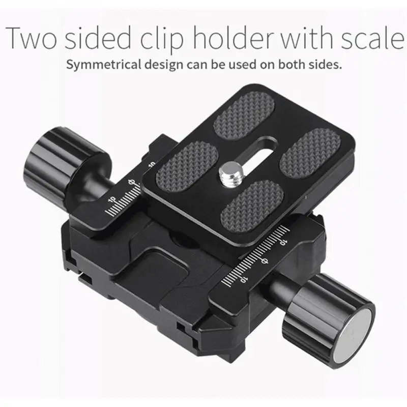

720PRO Kit Durable QR Plate Easy Install Tripod Extended Panoramic Black High Coverage Nodal Slide Rail 360 Degree Rotation