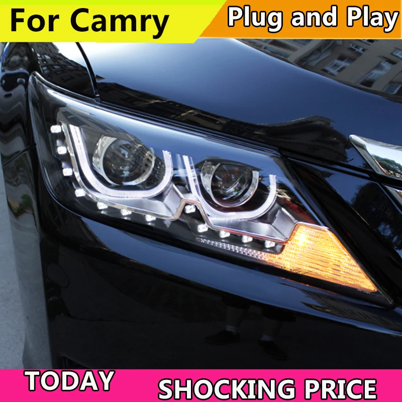 Doxa автомобильный Стайлинг налобный фонарь чехол для Toyota Camry V50 фары 2012-2014