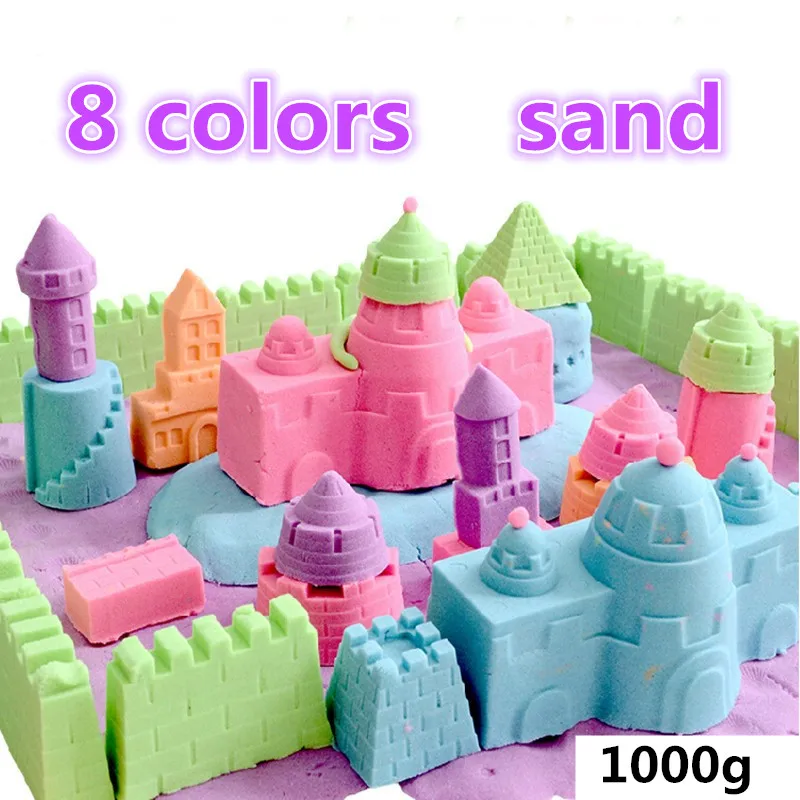 

wholesale 1000G/bag Magic Play Sand Children toys Mars space sand Hot sale dynamic educational Amazing No-mess Indoor