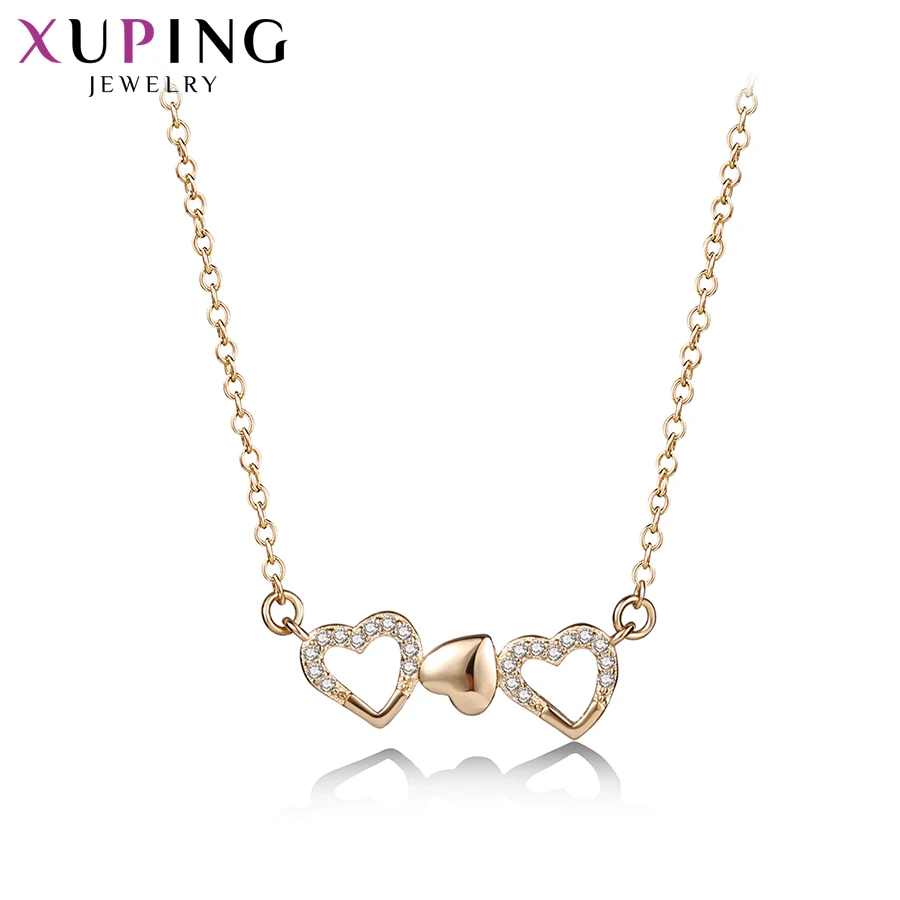 Xuping модное романтическое ожерелье в форме сердца для женщин День Святого Валентина ювелирные изделия подарок M54-40082
