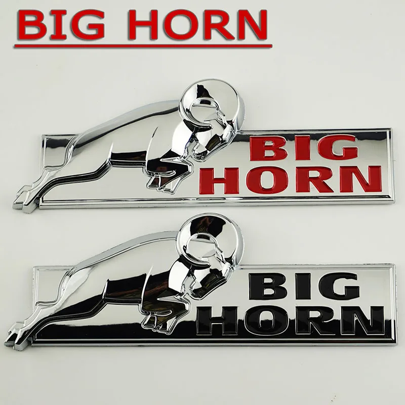 O Pcs For Dodge Ram 1500 2500 3500 Chrome Big Horn Tailgate Emblem