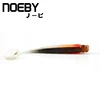 NOEBY W8024 soft fishing Lure silicone bait leurre souple 75mm 115mm t tail inner laser for sea bass pike perch ► Photo 3/6