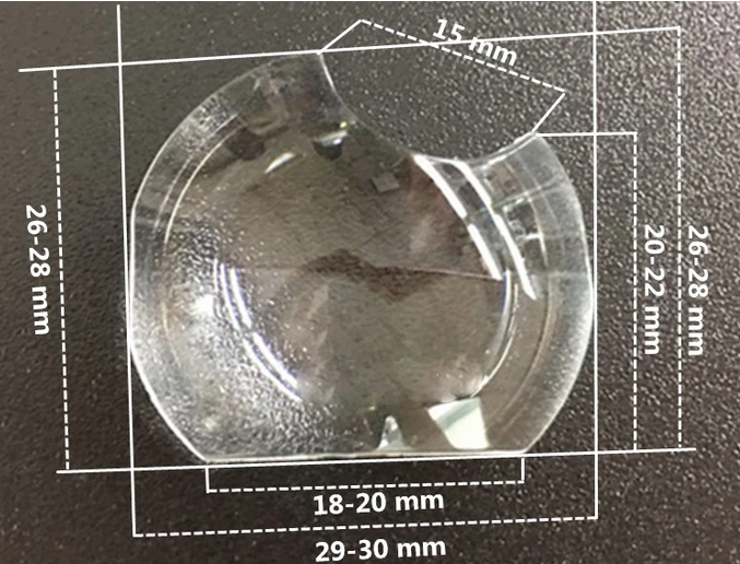 Projector plastic glass optical lens condenser lens for VIVITEK MX1281F