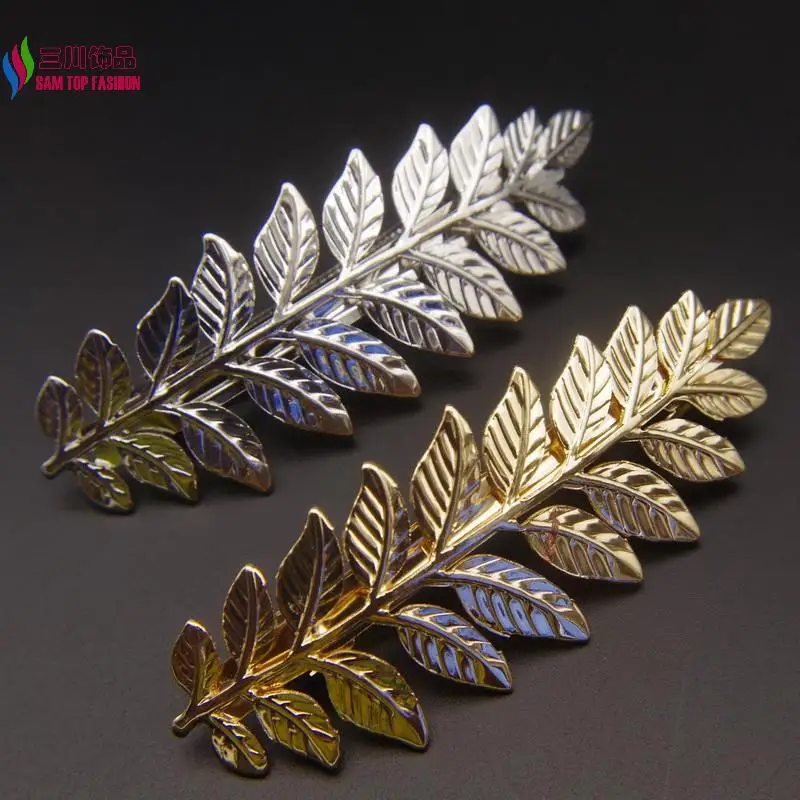 New Arrvial Fashion Elegant Gold/silver Color Leaf Hair Clips Hair Comb