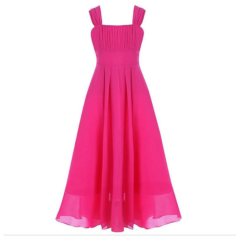 Sleeveless Wedding Dresses for Kids 2017 Holy Communion Dresses Chiffon