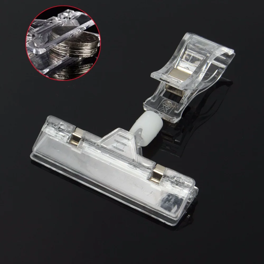 

20pcs Good Quality Clear POP Plastic Sign Display Price Label Tag Promotion Clips Holders In Supermarket Retails 8x11cm