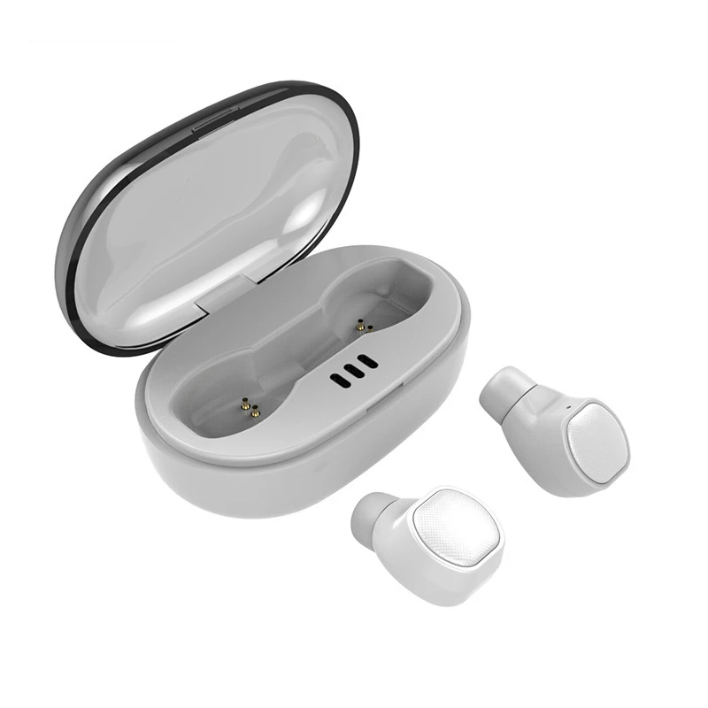 

TWS Wireless Bluetooth Earphones True Stereo Mini Sport Running Earbuds Bluetooth 5.0 IPX4 Waterproof Earphones with Mic