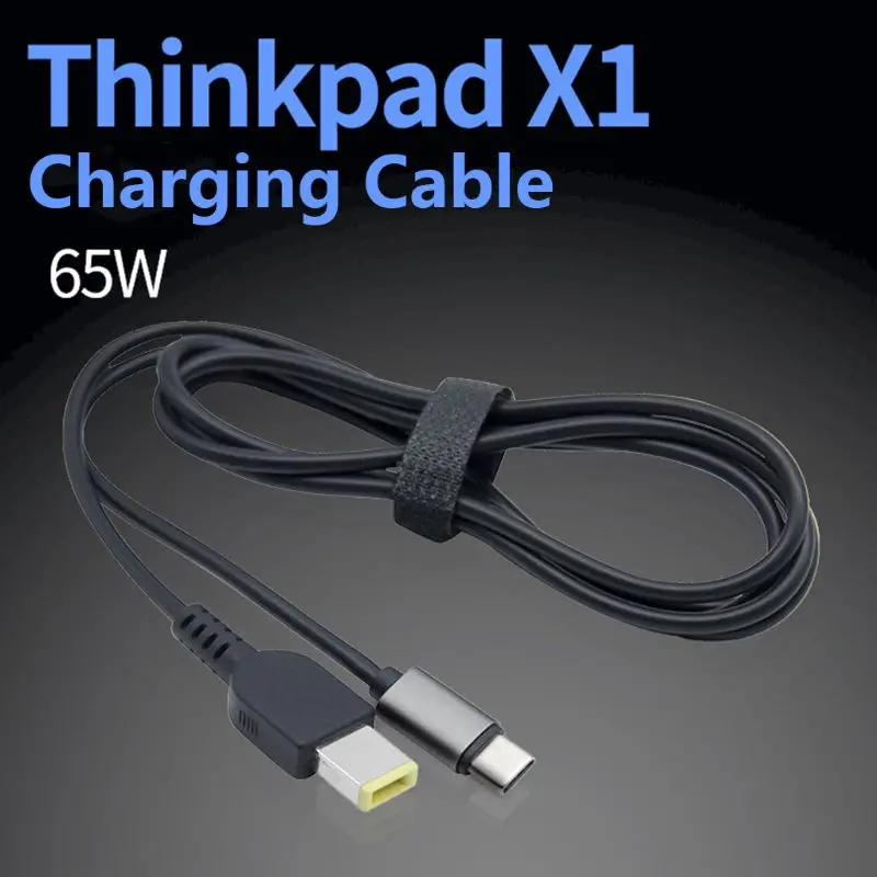 

USB C Type C 65W Power Supply Charger Adapter Charging Cable Cord for Lenovo ThinkPad X1 Accessories