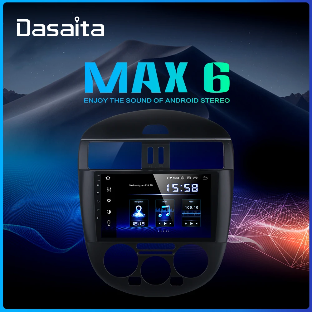 Cheap Dasaita 9" Car 1 Din Radio Andr oid 9.0 for Nissan Tiida 2011 2012 2013 2014 Bluetooth GPS Navigation MP3 1080P Video 0 Cheap Dasaita 9" Car 1 Din Radio Andr oid 9.0 for Nissan Tiida 2011 2012 2013 2014 Bluetooth GPS Navigation MP3 1080P Video 0