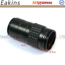 Мини-микроскоп C-mount объектив Регулируемый зум окулярная Лупа 1~ 100X промышленный микроскоп камера использование