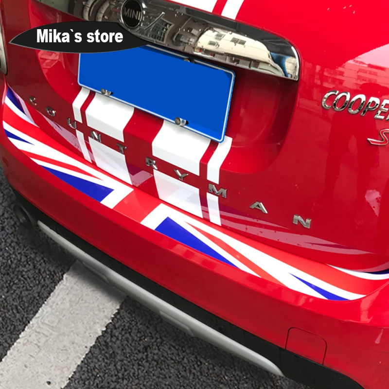 

Rear Bumper Decoration Sticker Trunk Load Edge Protection Decal Stickers Car Styling For Mini Cooper R55 R56 R60 F55 F56 F60 F54