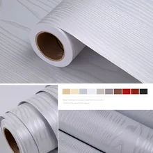 Лучшие продажи 3D белые деревянные обои самоклеящаяся пленка золотая линия обои 0,6*5 м для домашнего декора ремонт мебели