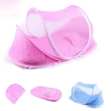 4 шт./лот 0-36 месяцев детская кровать портативный складная кроватка с сеткой для новорожденных сна путешествия москитная сетка Ding