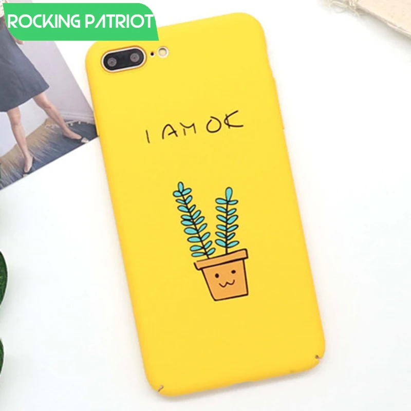 Rocking Patriot Cute Cartton Case For iPhone X XS Animal Patterned 6 7 8 6s Plus Cover PC Coque |