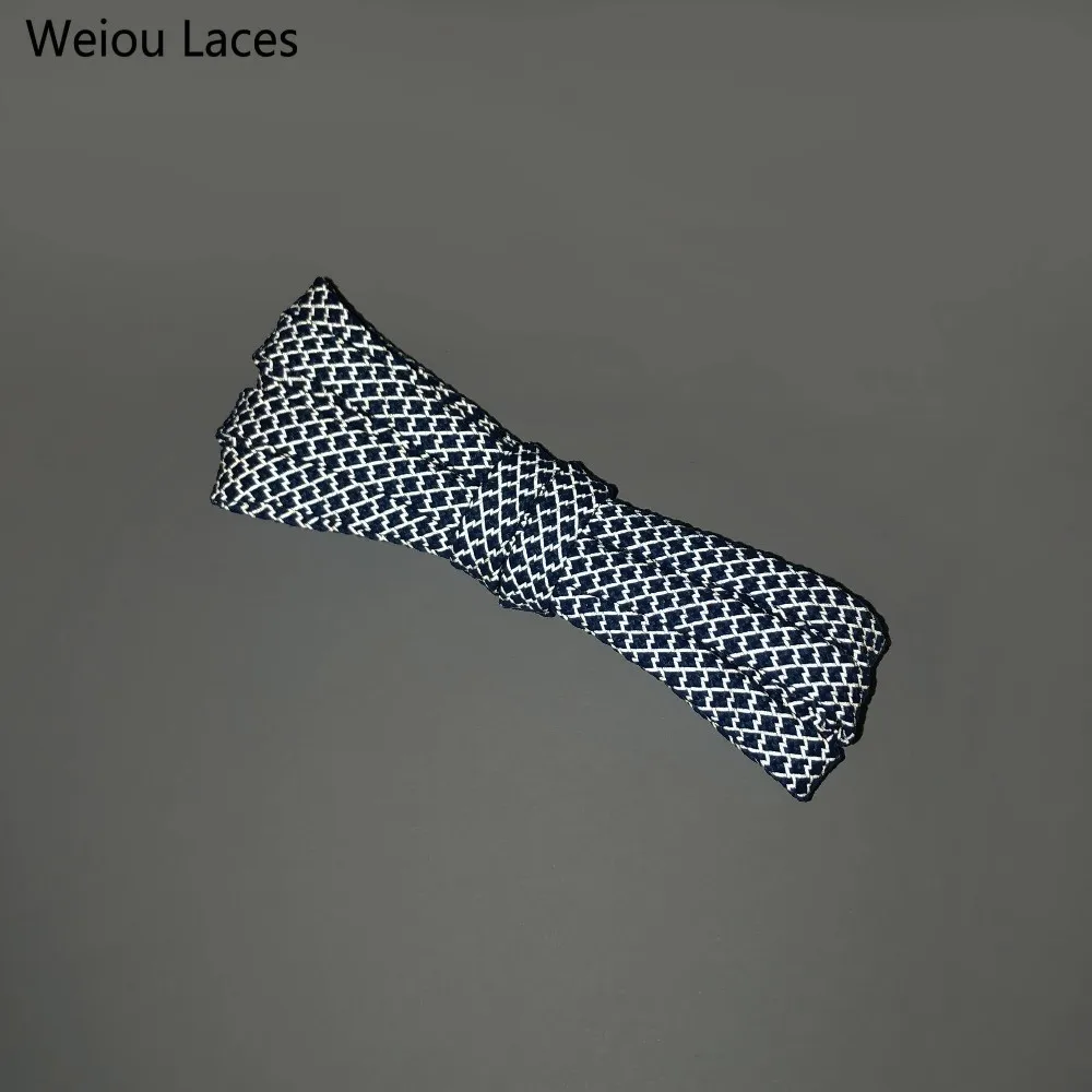 

Wellace 125cm/49" Flat 3M Reflective Shoelaces Runner weave tape Athletic Safety Shoe Laces bootlaces for running boost 350 750