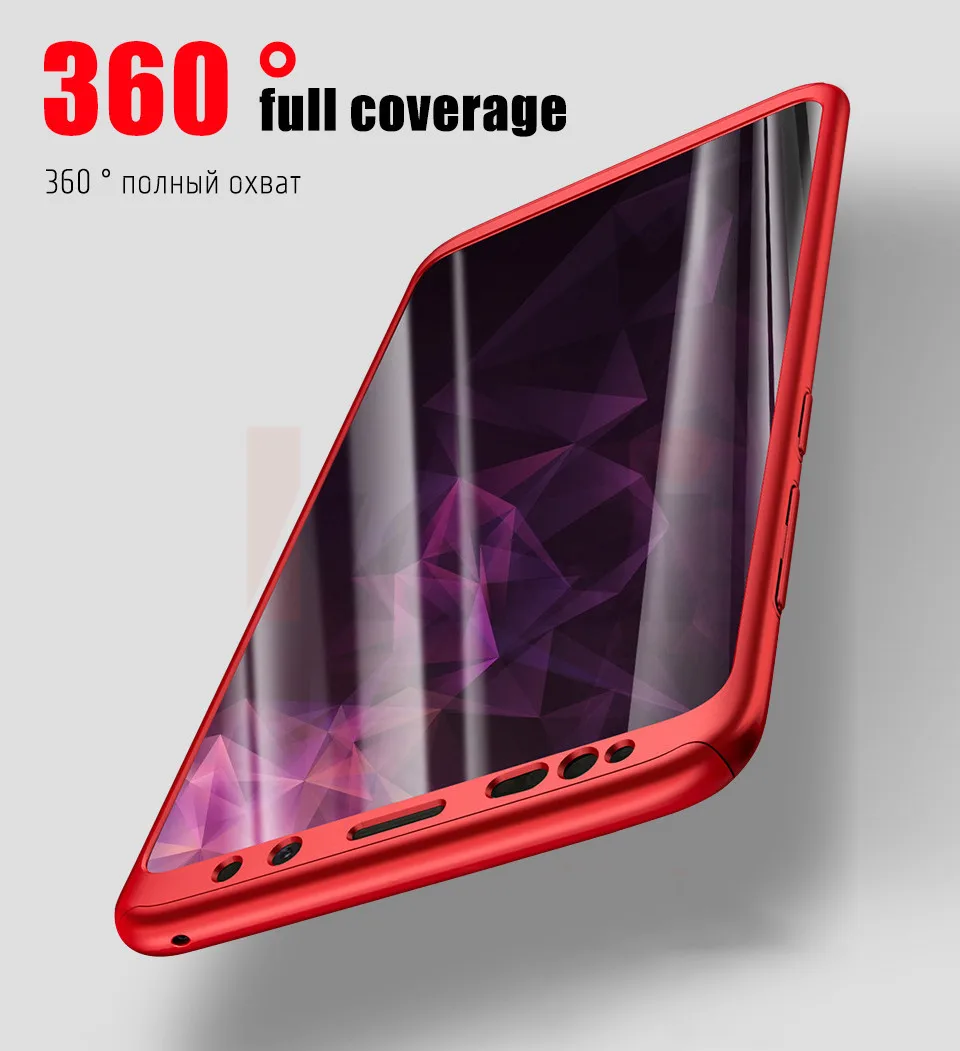 360 г. Роскошные полное покрытие Чехлы для samsung Galaxy S8 S9 плюс S6 S7 края Примечание 8 защитный чехол для Galaxy a5 A7 J5 J7 пакета(ов