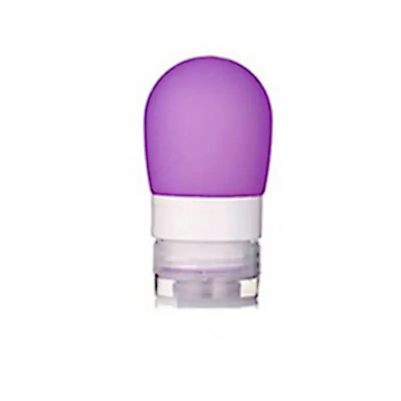 38/80 мл мини Силиконовый многоразовая бутылка Ванная комната Пресс бутылка для лосьона шампунь для ванной Портативный путешественник упаковочная бутылка#2 - Цвет: Фиолетовый