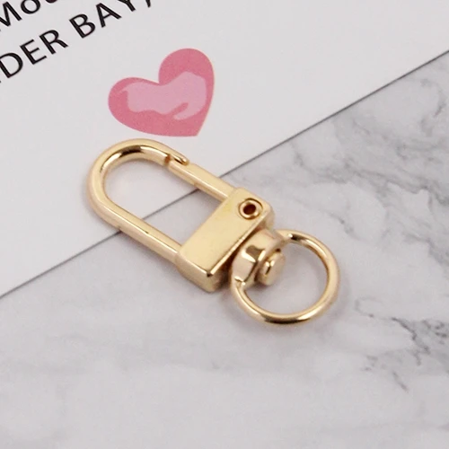 5 шт. серебристый золотистый брелок для ключей кольцо металлическая застежка