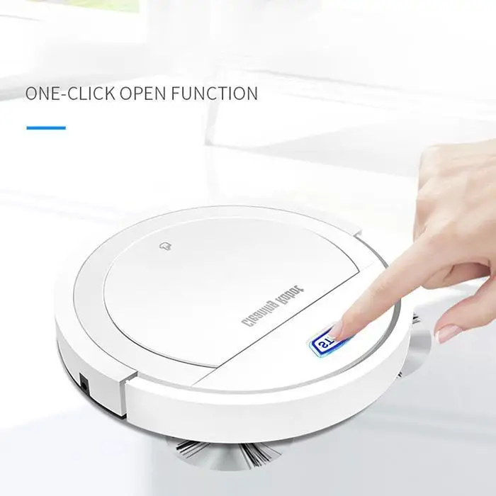 

IS300 3 in 1 Rechargeable Floor Sweeping Robot Vacuum Cleaner Sweep&Wet Mop Intelligent Auto-Induction For Hard Floors&Carpet