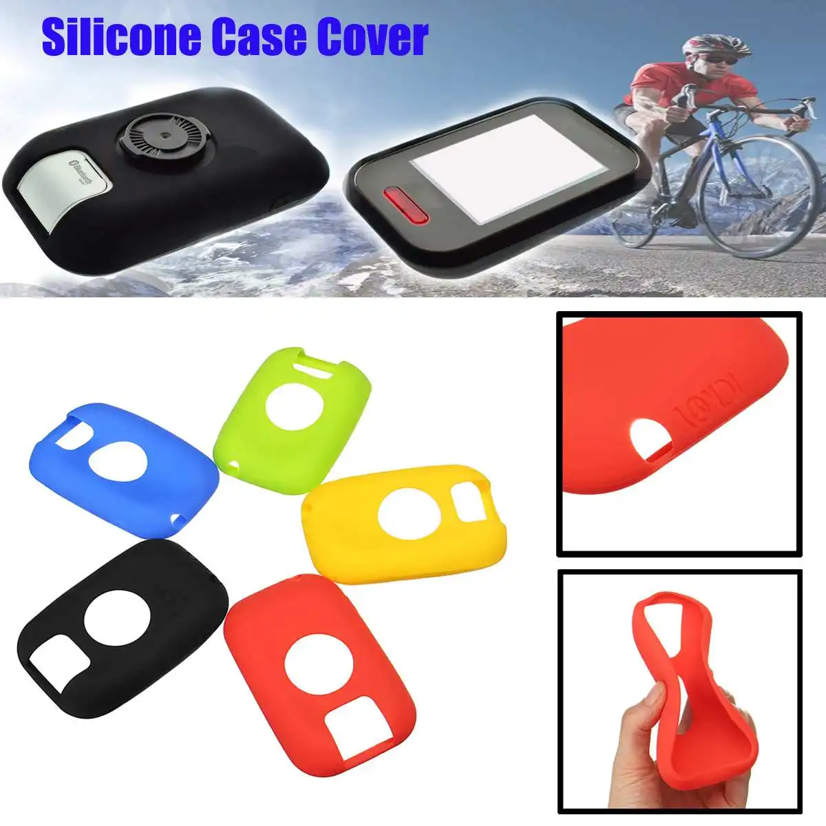 

Silicone Protective Case Protect Skin Shell Cover + Screen Protector Film For Polar V650 Cycling GPS Bike Bicycle Computer