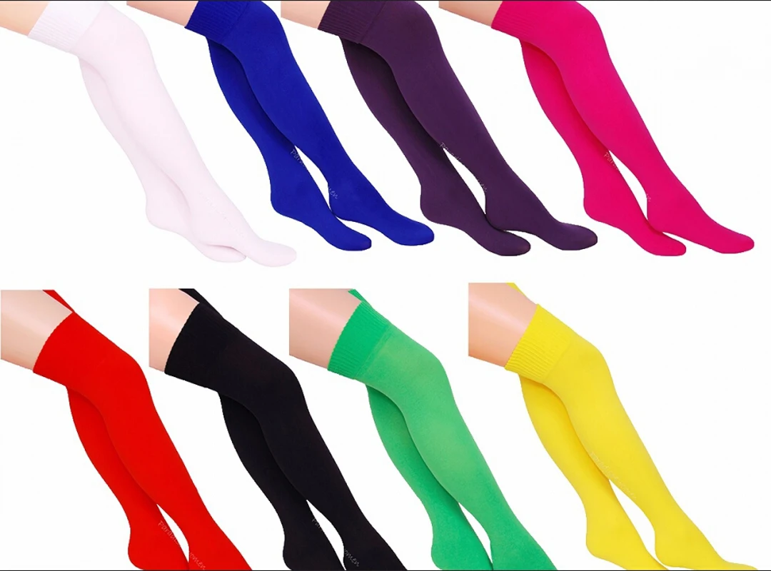 Ladies Over The Knee Stockings Women Summer Autumn Spring Stockings Red