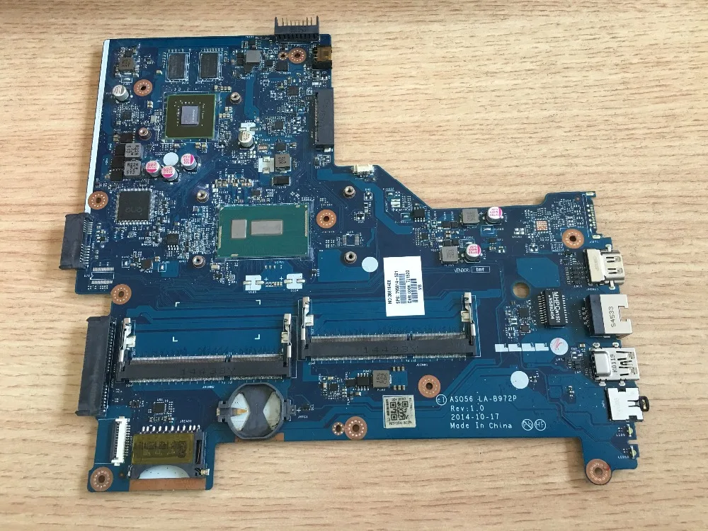 LA-B972P 15-R221TX C117 790669-501 Подключение платы с материнской платой полный тест GLB |