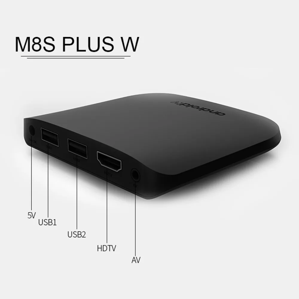 Mecool Android tv Box 4K Smart tv Box M8S Plus W телеприставка IP tv Stalker MAG25X медиаплеер 2G ram 16G rom 2,4G WiFi tv box