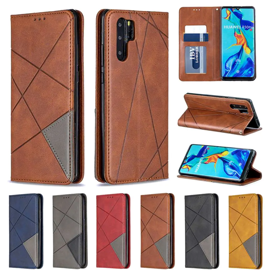 Кожаный чехол книжка для huawei P30 P20 Pro Lite P Smart Z Plus 2019 NOVA 5i Y9 Y7 Prime Honor 10i|Чехлы-портмоне|