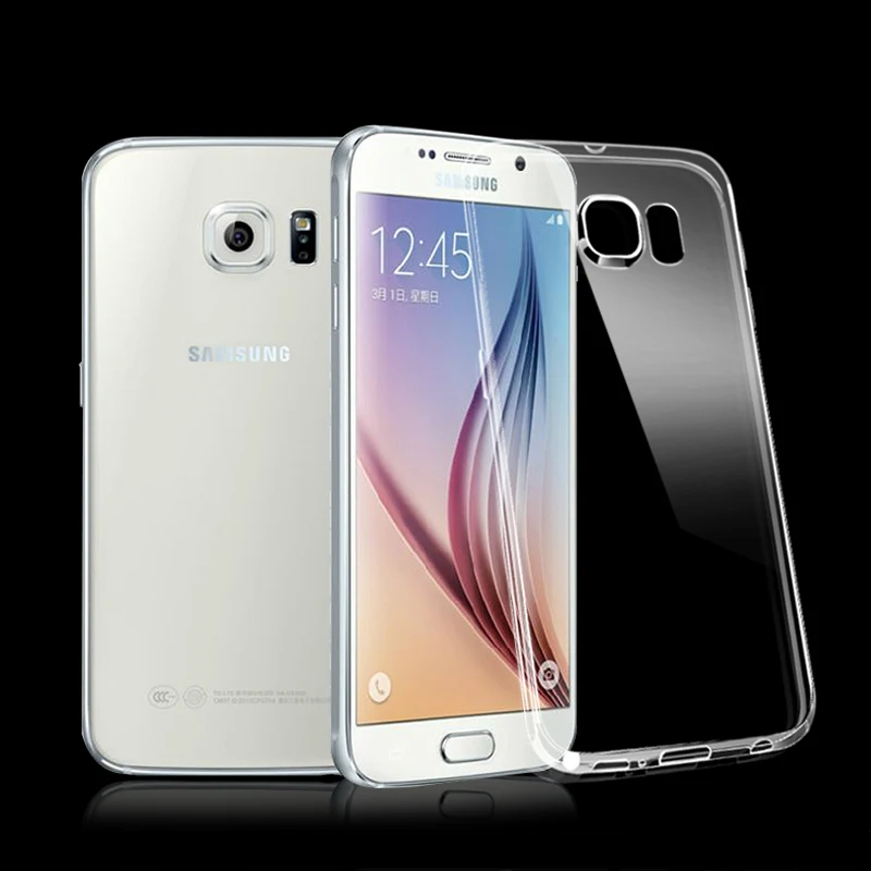 CAPSSICUM Ультратонкий Мягкий Прозрачный чехол для Samsung S9 S8 Plus S7 S6 Edge задняя крышка из