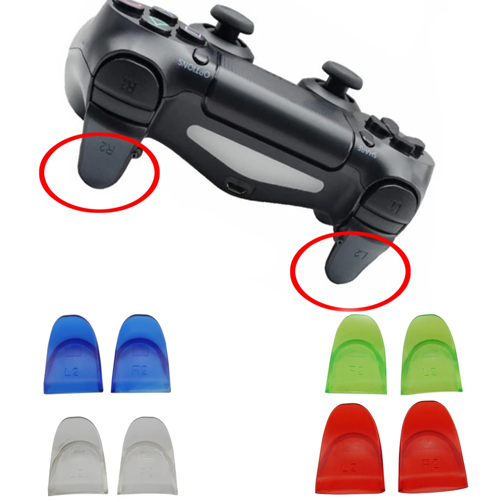 L2 R2 trigger extenders for Playstation 4 PS4 Silm Controller Dual