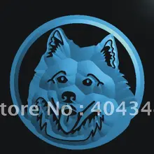 LB686-самоед собака логотип Дисплей бар свет Вход