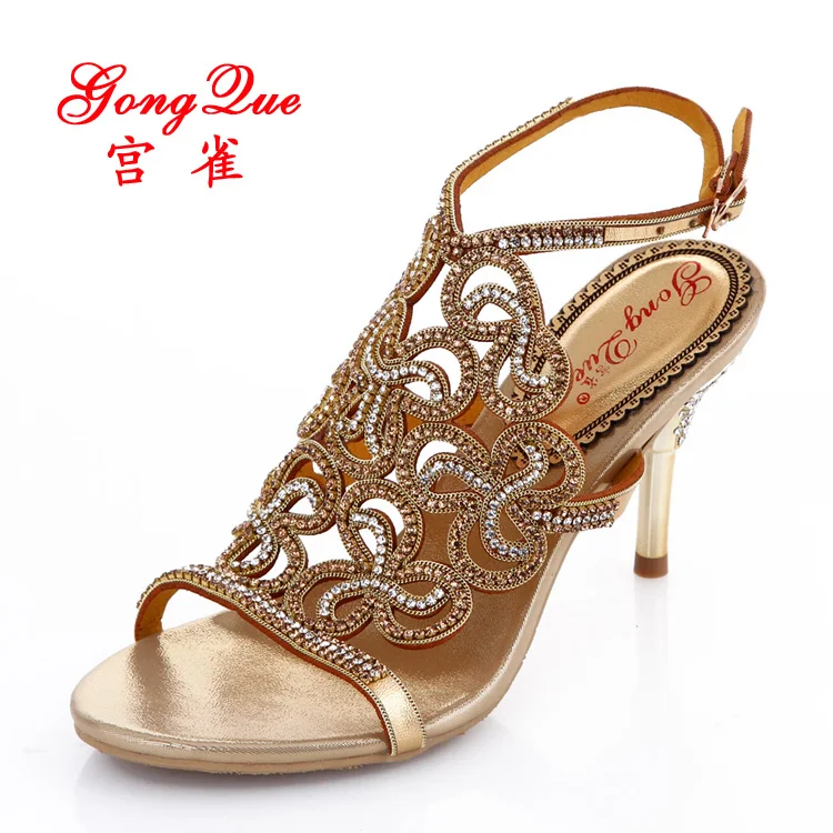 free shipping New 2016 rhinestone sandals hot selling women shoes ...