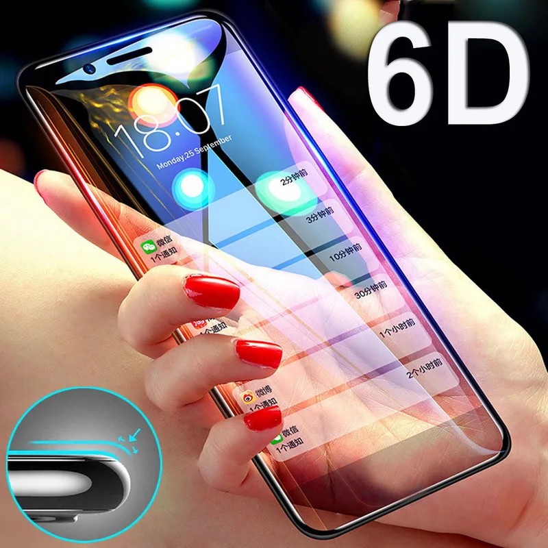 

6D Curved Full Screen Protector Film Tempered Glass For Samsung Galaxy J7 Prime 2016 2017 A6 A8 Plus J2 Pro J4 J6 J8 A7 A9 2018