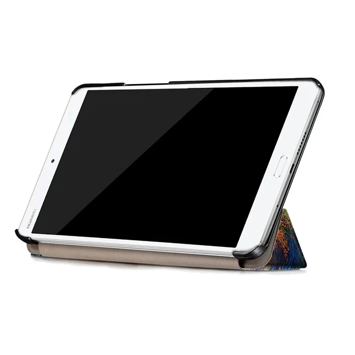 50 шт. Folio Stand PU чехол для huawei Mediapad M3 8,4 BTV-W09 BTV-DL09 8," Tablet+ Экран протектор