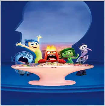 

8x8FT Inside Out Riley Joy Anger Sadness Table Toys Blue Stage Custom Photography Studio Background Backdrop Vinyl 240cm x 240cm