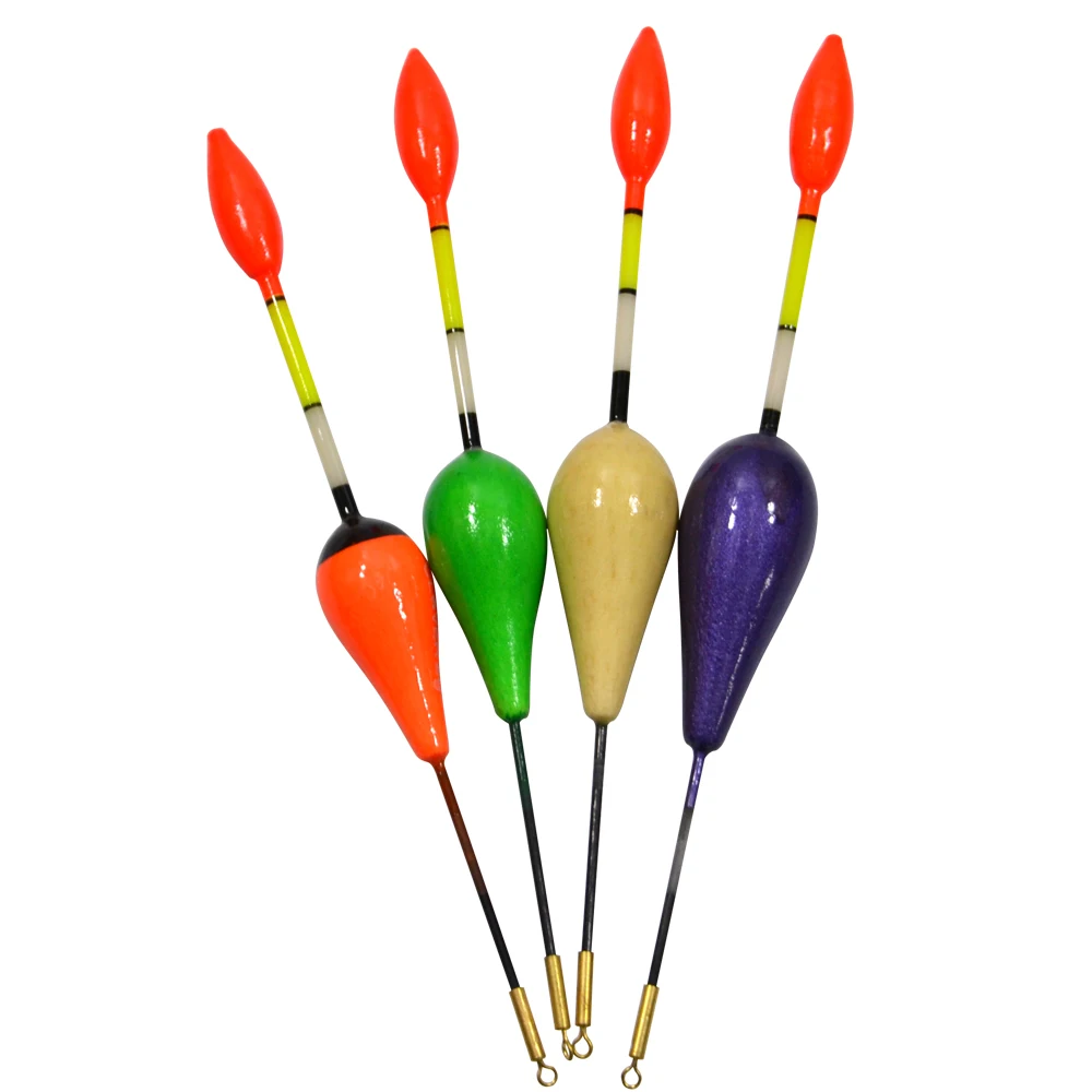 

FISH KING 3PCS/Lot Float Bobbers Fishing Floats Buoys Flotteur Peche For Carp Fishing Tackle Tools 4 Color 2G 3G 4G 5G