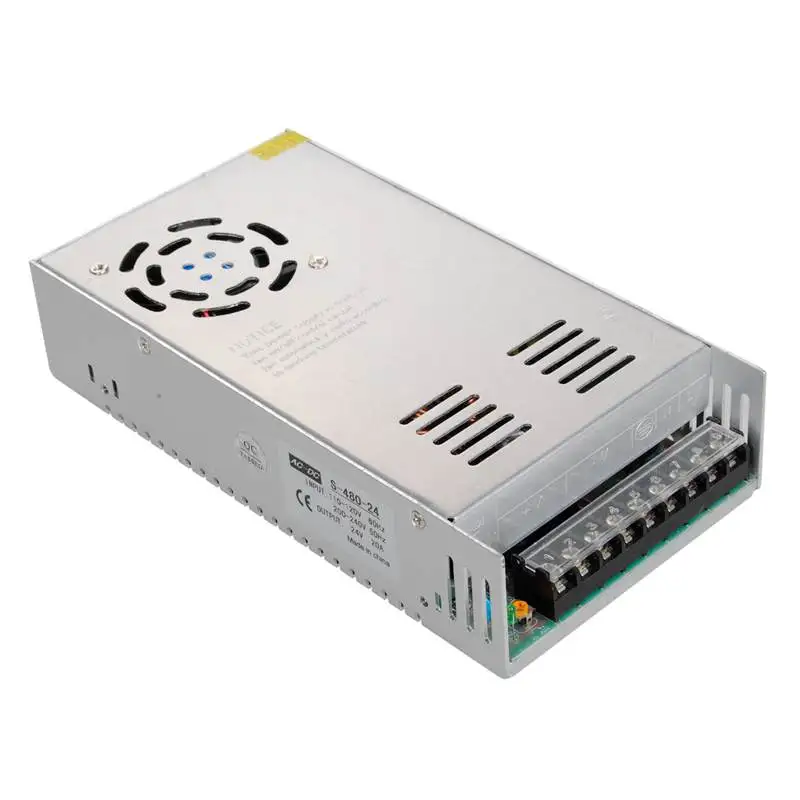 melhor 20A 480 W Interruptor de Alimentação AC110 220V DC 24 V LED Adaptador Driver Para LED Strip Luz LED Display