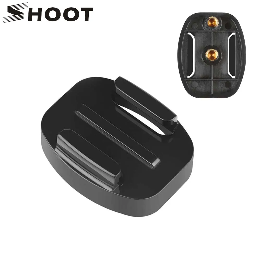 اطلاق النار سريعة الإصدار جبل ل GoPro بطل 6 5 7 الأسود جلسة Xiaomi يي 4 كيلو Sjcam SJ4000 ترايبود لوحة قوس قاعدة ل الذهاب برو بطل