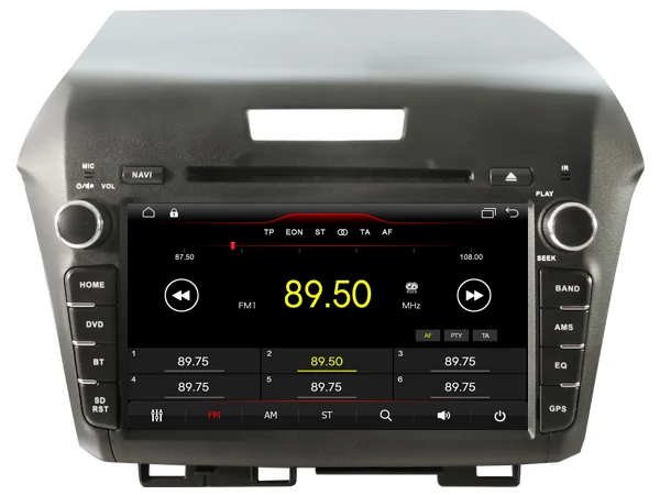 Discount Fit for HONDA JADE 2013-2017 OTOJETA android 9.1 Wifi car dvd player tape recorder handfree car audio headunits with white light 2