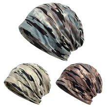 Мужская Стильная камуфляжная кепка, Уличная Повседневная шапочка, шапка, шейный шарф, многофункциональная шапка HATRX0021